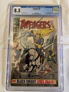 Marvel Comics Avengers #48 CGC 8.5 OWW Dane Whitman becomes the new Black Knight - Picture 1 of 2