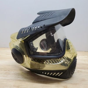 Maschera vintage JT PaintBall trasparente bianca lente trasparente visiera nera vintage rara Pro Flex - Foto 1 di 11
