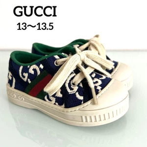Gucci Kinder 1977 Tennis Sneaker US 6-7 Unisex GG Muster Kleinkind Kostenloser Versand - Bild 1 von 12