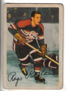 1953-54 Parkhurst Hockey Card #79 Clarence "Rags" Raglan Chicago Blackhawks VG- - Picture 1 of 2