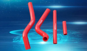 RED SILICONE Hose For 2001-2008 SUZUKI RM125 RM 125 2007 2006 2005 04 03 02 - Imagen 1 de 4