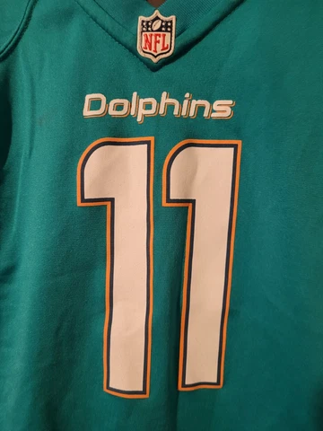 NIKE ONFIELD NFL MIAMI DOLPHINS #11 WALLACE YOUTH JERSEY, SIZE LARGE Cover