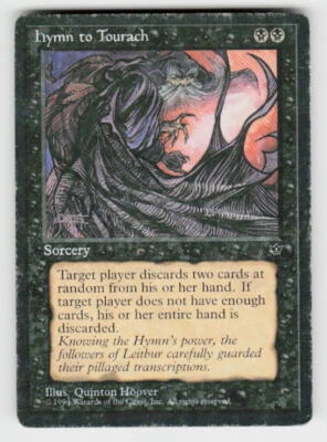 Fallen Empires Hymn to Tourach (Cloak) Non-Foil - Image 1 of 2