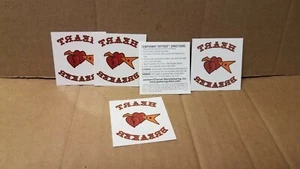 Lot of 5 Temporary Tattoos Jenna Jameson Heartbreaker Jackson Guitars RARE - Picture 1 of 2