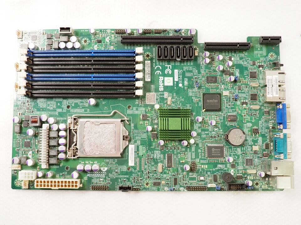 SuperMicro X8SIU-F LGA1156 Server Motherboard No CPU RAM - Image 1 of 4