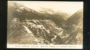 USA old unused postcard from Deadhorse Gulch Alaska White Pass - Picture 1 of 2