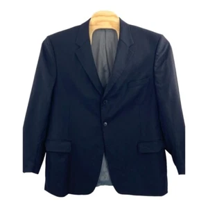 Fumagalli Men’s 3 Button Black Wool Suit Blazer Sports Coat 48R - Picture 1 of 7