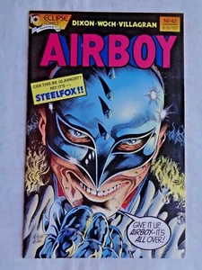 Airboy No. 42 August 1988 Eclipse Comics Dixon & Woch First Printing NM (9.4) - Picture 1 of 8