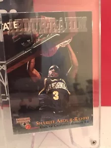 shareef abdur-rahim Basketball Rookies College Card B-108 - Picture 1 of 2