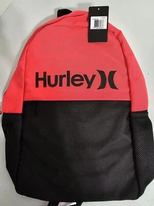 NEW Hurley One and Only Backpack Red/Black Unisex Fits 15" Laptop New With Tags - Picture 1 of 7