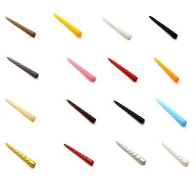 High Quality Spiral Candles, 16 Colours 7 Hours Burning Dinner Wedding Christmas - Image 1 of 2