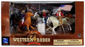 Set figure New-Ray Western Rodeo NUOVO sigillato - Foto 1 di 2