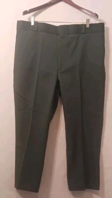 NUEVO Pantalones de Trabajo Uniforme Por Horace Small Apparel Co. 42R X 28 Verde Verde Oscuro Foto 1 de 4