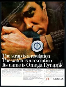 Omega Dynamic 1968 reloj foto vintage anuncio impreso - Imagen 1 de 7