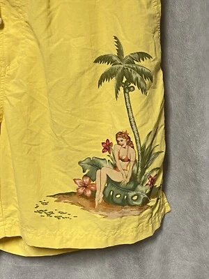 Tommy Bahama Swim Trunk Men M Hula Girl Hawaiian Board Shorts Pool Surfing 30 - Image 1 of 4