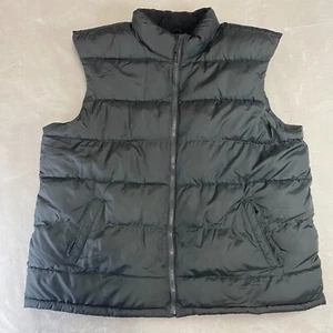 Old Navy Puffer Vest Men's Size XXXL 3XL Heavy Metal Gray 54023 - Picture 1 of 8