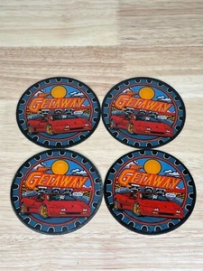 High Speed Getaway Coaster Plastic Key Fob Lot. New PROMO Williams Pinball Parts - Picture 1 of 2