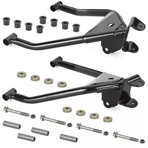 Left & Right Front Control Arms w/ Bolt Nut For Polaris RZR 170 2009-2021 Black - Picture 1 of 10