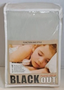 BEST HOME FASHION AVORIO BLACKOUT CUTAIN 2 pannelli per set - Foto 1 di 2