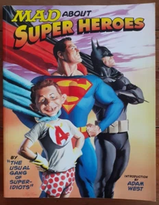 MAD ABOUT SUPER HEROES, MAD BOOKS, PAPERBACK IM ZEITSCHRIFTENFORMAT, 176 SEITEN, 2002 - Bild 1 von 3