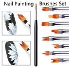 UV Gel Flower Drawing Pen Nail Painting Brush Set Acrylic Nail Art Brush