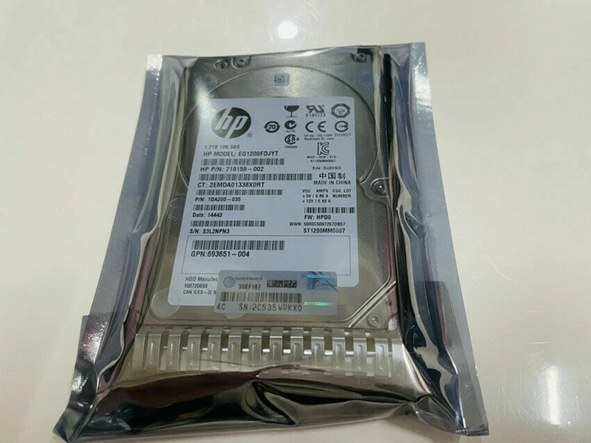 HP 718292-001 2.5" 1.2TB 10K RPM SAS 6Gb/s 64MB Server Hard Drive ST1200MM0007 - Image 1 of 2