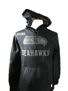 Nike Salute to Service NFL Seattle Seahawks Men's Pullover Hoodie, Black/Gray, S - Picture 1 of 6
