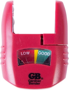 Probador de batería analógico para el hogar brazo extensible indicador de fácil lectura portátil rojo - Imagen 1 de 6