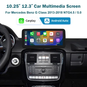Wireless CarPlay Car Multimedia Touch Screen For Benz G Class G63 Android Auto - Foto 1 di 40