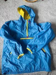 Vintage 90s Sierra Designs Blue Yellow Anorak Windbreaker Jacket Size M - Picture 1 of 20