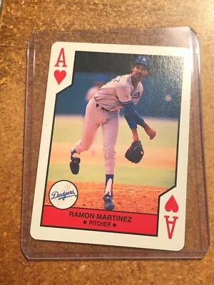 1990 US Playing Cards All-Stars Ace of Hearts Ramon Martinez - Image 1 of 2