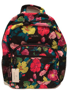 VERA BRADLEY Lighten Up Essential Backpack Hilo Meadow Pattern Computer Bag NEW