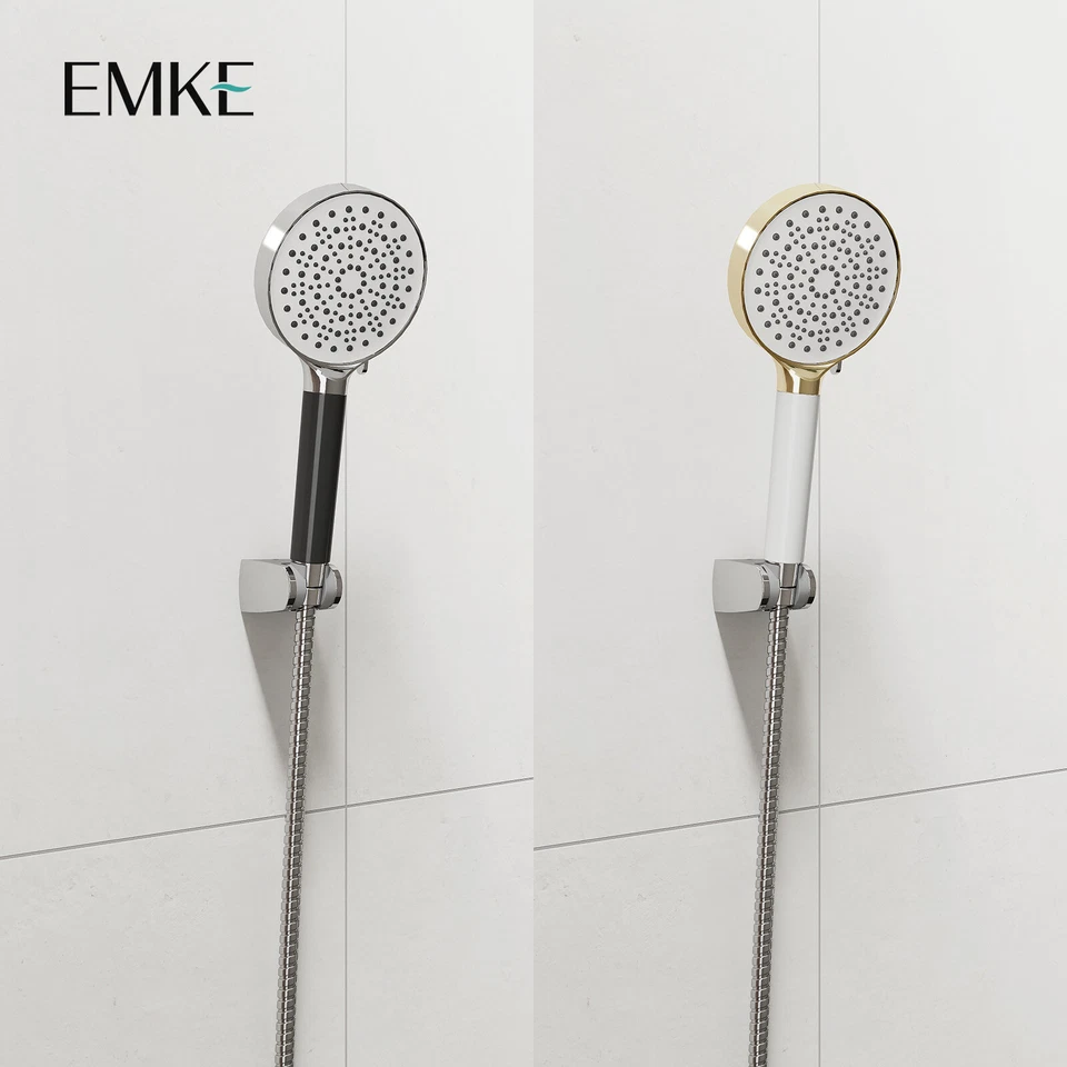 Duschkopf Hochdruck Handbrause 6-Modi Wasser Mit Schlauch Halterung Kalkfilter - Bild 1 von 1