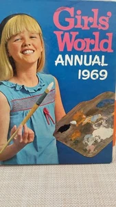 Girls World Annual 1969 Odhams Book 1968 Hardcover Pre-owned - Picture 1 of 17
