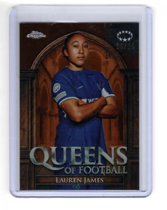2023/24 Topps Chrome Donna UEFA Lauren James Queens Arancione Rifrattore /25 - Foto 1 di 2