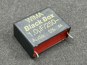 1pcs - WIMA Black Box 1uF 250V 5% pitch:27.5mm Capacitor Genuine Used - Picture 1 of 3