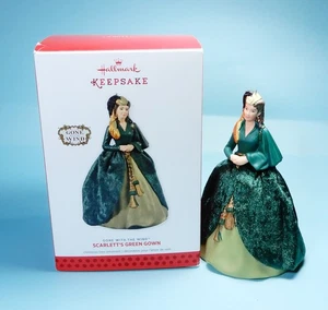 Hallmark Andenken Weihnachtsschmuck Vom Winde verweht Scarletts grünes Kleid - Bild 1 von 4