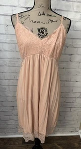 Soma Size Large Peach Lace Nightgown Stretch Pajamas Lounge Comfort - Picture 1 of 8