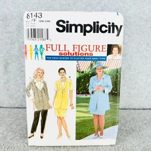 Simplicity Übergröße Jacke Rock und Hose Damen Größe 18 W 24 W Schnittmuster - Bild 1 von 4
