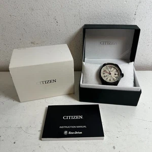 Orologio da polso analogico Citizen Eco-Drive NP-M2 uomo acciaio inox cinturino nylon grigio - Foto 1 di 14
