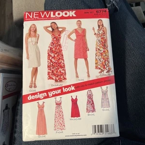 New Look Women's Mix and Match Dress Pattern 6774 Size 10-22 Uncut - Picture 1 of 2