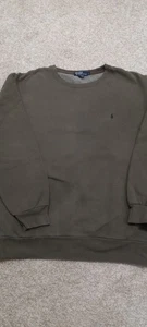 VINTAGE Polo Ralph Lauren Sweatshirt Mens Large L Crewneck Pullover Classic 90s - Picture 1 of 5