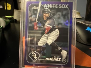 2024 Topps cromo - Eloy Jiménez #125 refractor púrpura/250 - Imagen 1 de 2