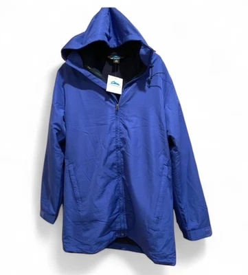 Men's Small TRI-Mountain Rockland 3-in-1 Parka Jacket Blue Zip Out Heavy Liner - Image 1 of 2
