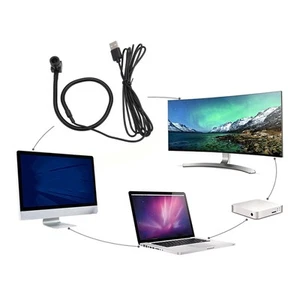 PC Center Webcam 8MP Middle Screen Cam With Built In Mic Drive Free Fixed Fo BEA - Afbeelding 1 van 23
