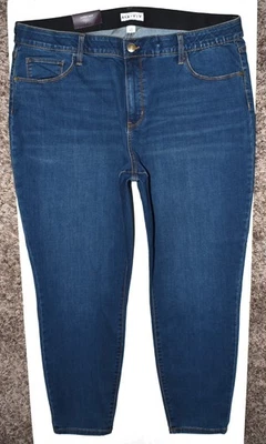 Ava & Viv Womens Jeans Size 22W/R Mid Rise Skinny Stretch Comfort Waist - Image 1 of 4