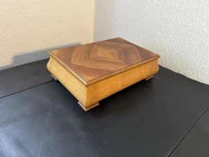 XL Holz Schatulle Schmuckschatulle Schmuckkästen Vintage - Bild 1 von 5
