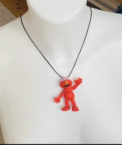 Elmo Kette Anhänger Schmuck Made In Germany 80er Rat Selten Sesamstraße - Bild 1 von 4