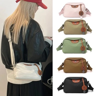 Bolso Bandolera para Mujer Pequeño Nylon Ligero Informal Monederos para Viaje Diario Foto 1 de 4