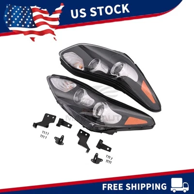 适用于 2017 - 2022 起亚 Sportage 车头灯总成左右卤素带 LED DRL — 第 1/4 张图片